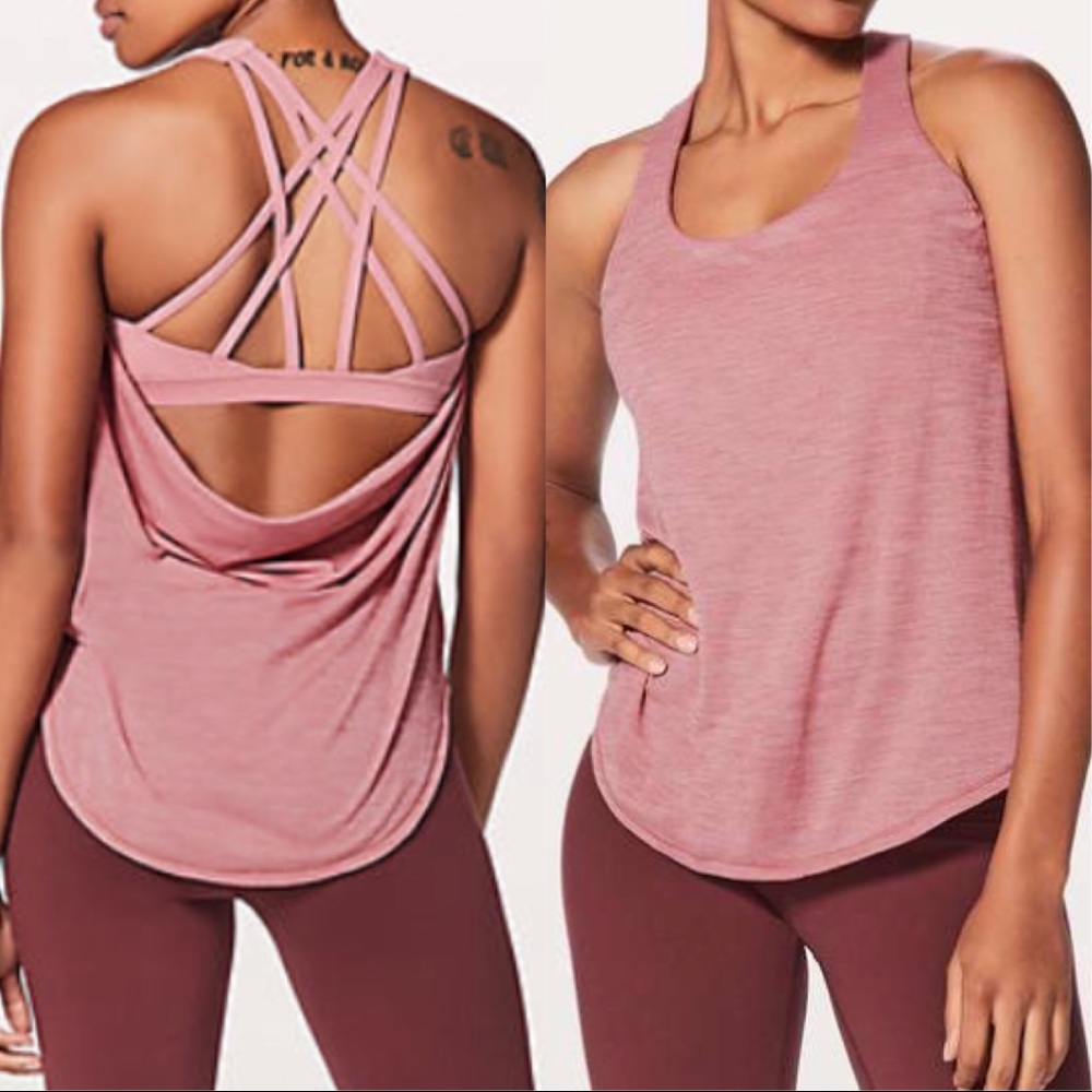 NWT LULULEMON FREE TO BE SERENE 2 IN 1 TANK - - 10 - Picture 5 of 7